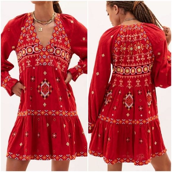 Anthropologie BNWOT Embroidered Tunic dress - Picture 1 of 14